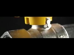 Zawór gazowy 1 cal z gwintem żeńskim i żeńskim, z długim gwintem, z rączką T, 5 bar