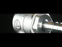 Męski x Złącze do węża Aluminiowa rączka Mosiężne zawory gazowe