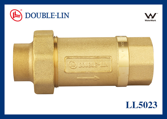 Miedziany podwójny zawór kontrolny 3/4"×3/4" DIN259 Węzeł 16 bar 120°C