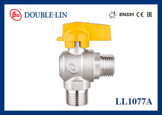 Zawory gazowe mosiężne M1/2" x M3/4"