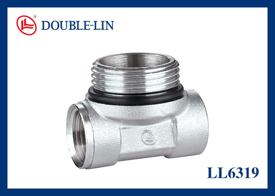 F1/2"×F1"×F1/2" Wodny złącze kobiecego tee