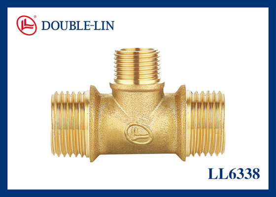 BS2779 Mężczyzna X Mężczyzna X Mężczyzna 1/2 "Brass Reducing Tee
