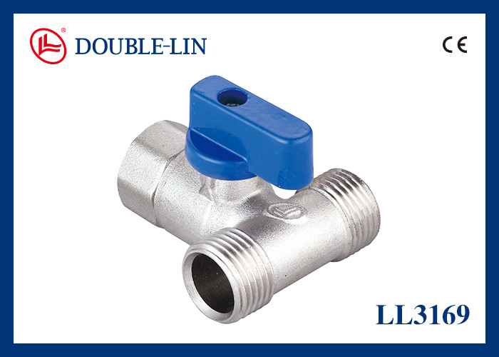 Mężczyzna X Kobieta X Mężczyzna 25 bar 3 Way Ball Valve Port T