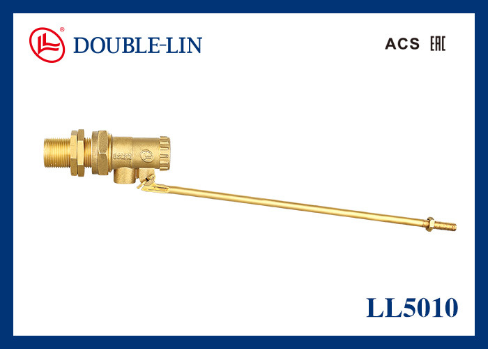 Zawór pływakowy mosiężny 1/2" do 1" gwint ISO228 ciśnienie 16 bar