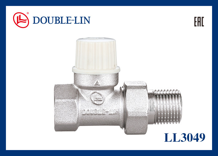 Prosty zawór odcinający z gwintem DIN259 Rozmiar 1/2" 3/4" Ciśnienie robocze 145psi Temperatura pracy 0℃ do 120℃